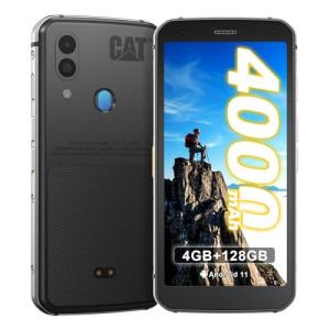 CAT S62 Rugged Cell Phone Unlocked (128GB, 4GB) 5.7" IP68 Waterproof Android Smartphone, 12MP Dual Camera, All Day Battery, NFC, Fingerprint Unlock, Snapdragon 660 Nano Slot(Black) New