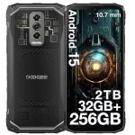 DOOGEE Blade 10 Ultra (2025) Android 15 Rugged Smartphone, 32GB RAM+256GB ROM Rugged Phone Unlocked, 6.56''90Hz Display,50MP Camera, IP68/IP69K Waterproof Phones, Face ID/NFC/GPS/OTG