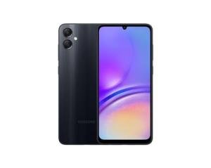 SAMSUNG Galaxy A05 (SM-A055M/DS), 128GB 4GB RAM, Dual SIM, Factory Unlocked GSM, International Version (Wall Charger Bundle) - (Black)