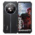 FOSSIBOT F109S Rugged Gaming Phone Unlocked 6.74”HD+1.32" Dual Screen 10600mAh Battery 24GB+256GB/2TB Android 15 Smartphone 50MP Rear Camera Waterproof Phone,/NFC/Fingerprint Cell Phones