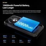 FOSSIBOT F109S Rugged Gaming Phone Unlocked 6.74”HD+1.32" Dual Screen 10600mAh Battery 24GB+256GB/2TB Android 15 Smartphone 50MP Rear Camera Waterproof Phone,/NFC/Fingerprint Cell Phones
