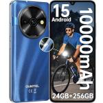OUKITEL C59 Pro Unlocked Cell Phone Android 15-6.88”HD+ Screen 10000 mAh Battery 24GB +256GB Expand 1TB Mobile Phones with 120LM Flashlight, NFC 13MP Camera Smartphone, Fingerprint/4G Dual SIM/OTG