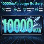 OUKITEL C59 Pro Unlocked Cell Phone Android 15-6.88”HD+ Screen 10000 mAh Battery 24GB +256GB Expand 1TB Mobile Phones with 120LM Flashlight, NFC 13MP Camera Smartphone, Fingerprint/4G Dual SIM/OTG