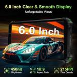 OUKITEL G5 Rugged Smartphone Unlocked 2025-16GB+128GB/TF 1TB Cell Phone, 900LM Dual Camping Lights, 6'' Display, 6300mAh Battery, 13MP Camera, 4G Dual SIM Phones, IP68/IP69K/GPS/3.5mm Jack, Black