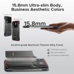DOOGEE Blade 20 Ultra Rugged Phone Unlocked,32GB+512GB,10300mAh Large Battery Rugged Smartphone with 1.54"IPS Rear Display,6.6"HD+90Hz Android 14,50MP+8MP,IP68/IP69K Waterproof Phones,Face ID/NFC/OTG