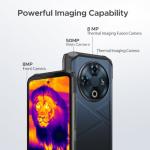 DOOGEE Fire 6 Rugged Phone with Thermal Image Camera,10400mAh,16GB+256GB Android 14 Cell Phone Unlocked,50MP AI Camera,6.56" HD+IPS Display Rugged Smartphone,IP68 Waterproof Phone,Face Unlock/OTG