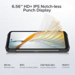 DOOGEE Fire 6 Rugged Phone with Thermal Image Camera,10400mAh,16GB+256GB Android 14 Cell Phone Unlocked,50MP AI Camera,6.56" HD+IPS Display Rugged Smartphone,IP68 Waterproof Phone,Face Unlock/OTG