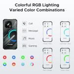 DOOGEE Blade GT Play 5G Rugged Smartphone Unlocked with RGB LED Light Effect,Rugged Phone 6.72" FHD+ 120Hz,6nm D7025 CPU,20GB+256GB, 10.5 mm Ultra-Thin Gaming Phones,5800mAh/50MP AI Camera/NFC