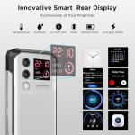 DOOGEE Blade 10 Max Rugged Smartphone Unlocked,10300mAh Battery,20GB+256GB/TF 2TB Rugged Phone with 1.54”Rear Screen,6.56'' 90Hz Screen,50MP+8MP,Android 14,IP68/IP69K Waterproof Phones/NFC/Face ID/OTG