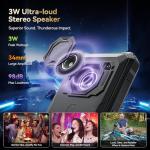 Blackview BV6200Plus Rugged Phone Android 15, 98dB Super Speaker 11000mAh, 24GB+256GB/2TB Rugged Smartphone Unlocked, 6.56" HD+ 90Hz Waterproof Phone 2025 NFC/Fingerprint/GPS/T-moblie/IP69K/3 Slots