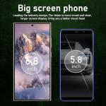 Unlocked Cell Phones C24 Ultra Smartphone Android 13 Phones 8GB+256GB/6.8" HD Screen/Dual SIM/108MP+48MP Camera/6800 mAh/Built-in Pen (Titanium Grey)