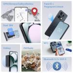 UMIDIGI Note 100 Unlocked Cell Phone,8-core Android 14 Phones,12(6+6) GB+128GB Expand 1TB,6.8''HD+120Hz Display,50MP Camera,5000mAh+20W Fast Charge Dual SIM Smart Phone,NFC,Face ID+Fingerprint,GPS