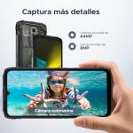 DOOGEE Blade 10 Ultra Energy Android 15 Rugged Phone 4.5G, 10.7mm Ultra-Thin,Octa Core Rugged Smartphone, 6.56" HD+90Hz, 64MP Camera, 6150mAh Battery, IP68/IP69K Waterproof Phone, NFC/Face Unlock