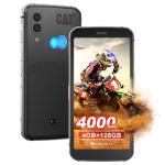 CAT S62 Rugged Cell Phone Unlocked (128GB, 4GB) 5.7" IP68 Waterproof Smartphone, 12MP Dual Camera, 4000mAh Battery, NFC, Fingerprint Unlock, Snapdragon 660 Nano Slot(Black)