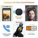 Blackview Rugged Smartphone Unlocked, 2023 BV6200 Rugged Phones, 13000mAh Battery 18W Fast Charge, Android 13, 8GB+64GB/2TB Expand, Waterproof Mobile Phones, Three Card Slots, 6.56" Display, T-Mobile