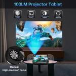8849 Tank Pad Tablet 10.95 inch, 5G Android 14 Rugged Tablet with Projector, 32GB+512GB/(2TB Expand) IP68 Waterproof Unlocked Outdoor Tablets 21000mAh, 32MP+50MP Camera/Camping Light/WiFi/GPS/OTG