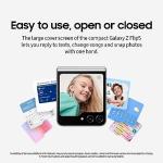 Samsung Galaxy Z Flip5 AI Cell Phone, 256GB Unlocked Android Smartphone, Compact Foldable Design, One-Hand Control, Best Selfies, Large Cover Screen, Hands-Free Use, Rugged, US Version,2023,Graphite