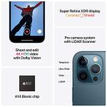 Apple iPhone 12 Pro Max (256GB, Silver) [Locked] + Carrier Subscription