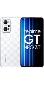 realme GT Neo 3T Dual-SIM 128GB ROM + 6GB RAM (GSM Only | No CDMA) Factory Unlocked 5G Smartphone (Drifting White) - International Version