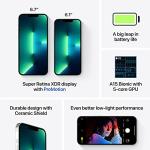 Apple iPhone 13 Pro Max, 128GB, Silver - Unlocked (Renewed Premium)