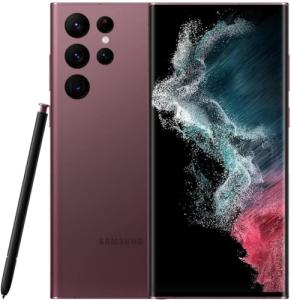 SAMSUNG Galaxy S22 Ultra 5G Unlocked 256GB Burgundy
