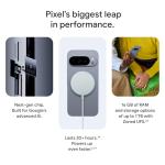 Google Pixel 10 Pro - Unlocked Android Smartphone - Gemini AI Assistant, Triple Rear Camera System, Fast-Charging 24+ Hour Battery, and 6.3" Super Actua Display - Moonstone - 128 GB (2025 Model)