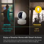 Smart indoor security camera with night vision