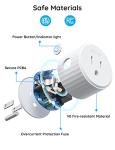 Smart WiFi Plugs with Voice Control & Timer
