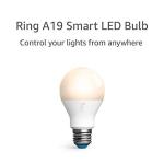 Ring A19 Smart LED Bulb, White (Bridge required)