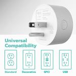 Smart Wi-Fi Mini Plug 4-Pack with Voice Control