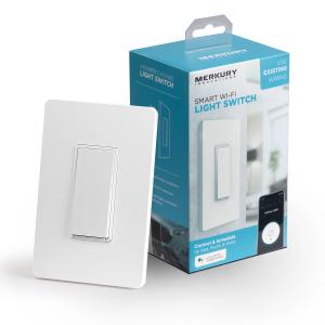Merkury Innovations Smart Light Switch, Requires 2.4Ghz Wifi