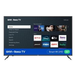 onn. 50” 4K UHD Roku Smart TV