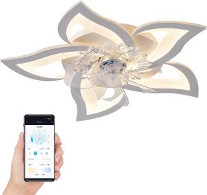 Smart Ceiling Fan with Lights and Remote