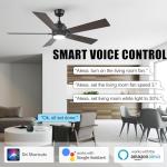 Smart 52inch WiFi Ceiling Fan with App Control