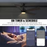 Smart 52inch WiFi Ceiling Fan with App Control