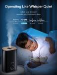Smart Ultrasonic Humidifier with Essential Tray