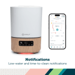 Safety 1ˢᵗ Smart Humidifier, Natural with White