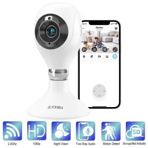 WiFi Security Camera with Night Vision & Audio