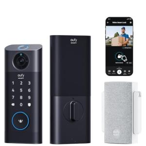 Smart Lock with Video Camera and Fingerprint Entry