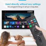 Universal Remote for Vizio Smart TVs with Shortcuts