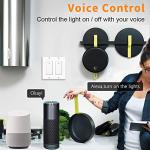 WiFi Alexa Compatible Smart Light Switches (2Pack)