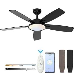 Smart 52" Ceiling Fan with Light & Remote