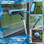 24ft Washing Kit: Water-Fed Brush and Squeegee