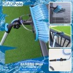 24ft Washing Kit: Water-Fed Brush and Squeegee