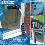 24ft Washing Kit: Water-Fed Brush and Squeegee