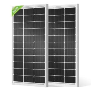 ECO-WORTHY 2-Pack 100W Monocrystalline Solar Panels