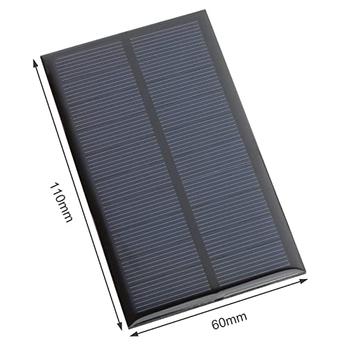 FellDen 10PCS 5V Polycrystalline Solar Panel Kit