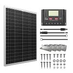 HQST 100W Solar Panel Kit with Charge Controller