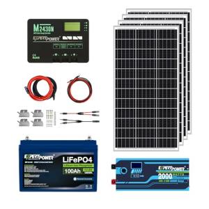 ExpertPower 1.3KWH Solar Power Kit for RVs