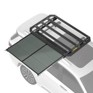 BougeRV Flat Roof Rack for Solar Panels